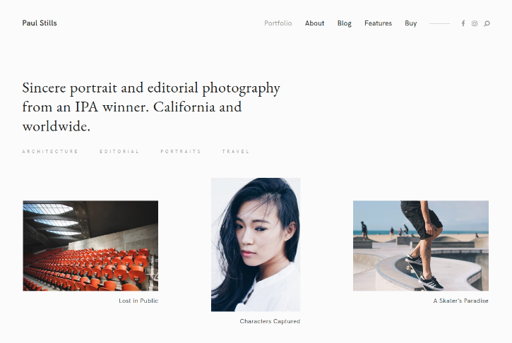 Photography Theme For Photographers
