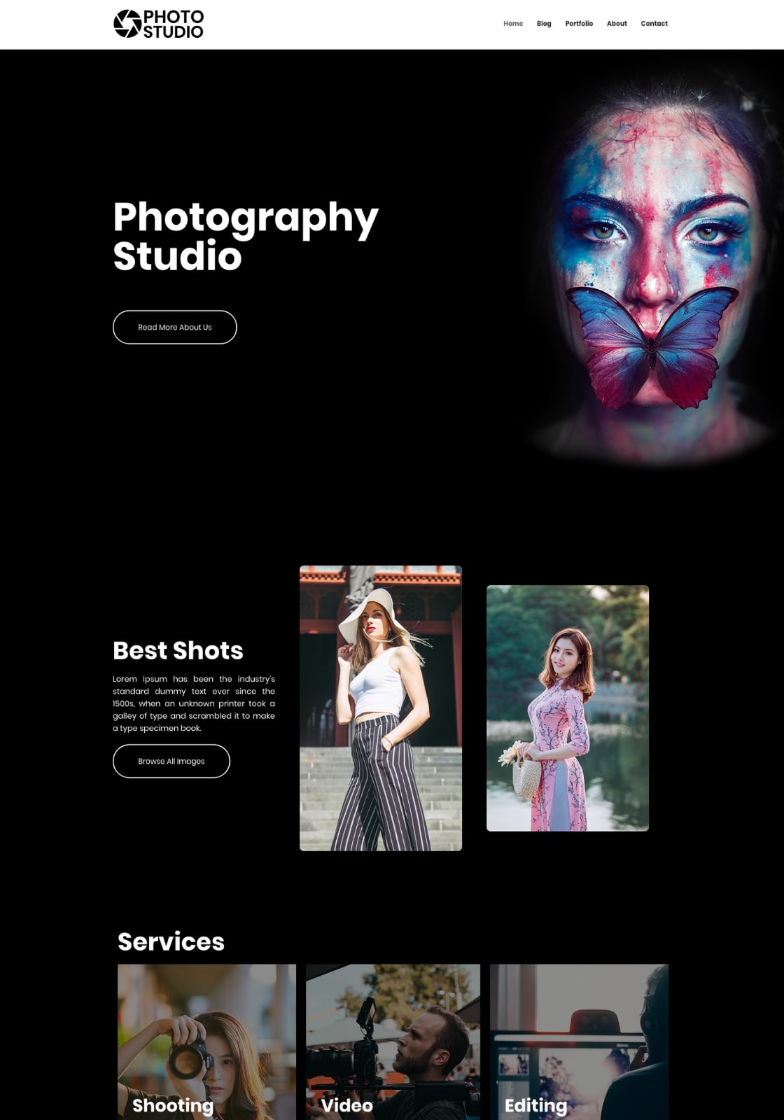 free WordPress photography theme