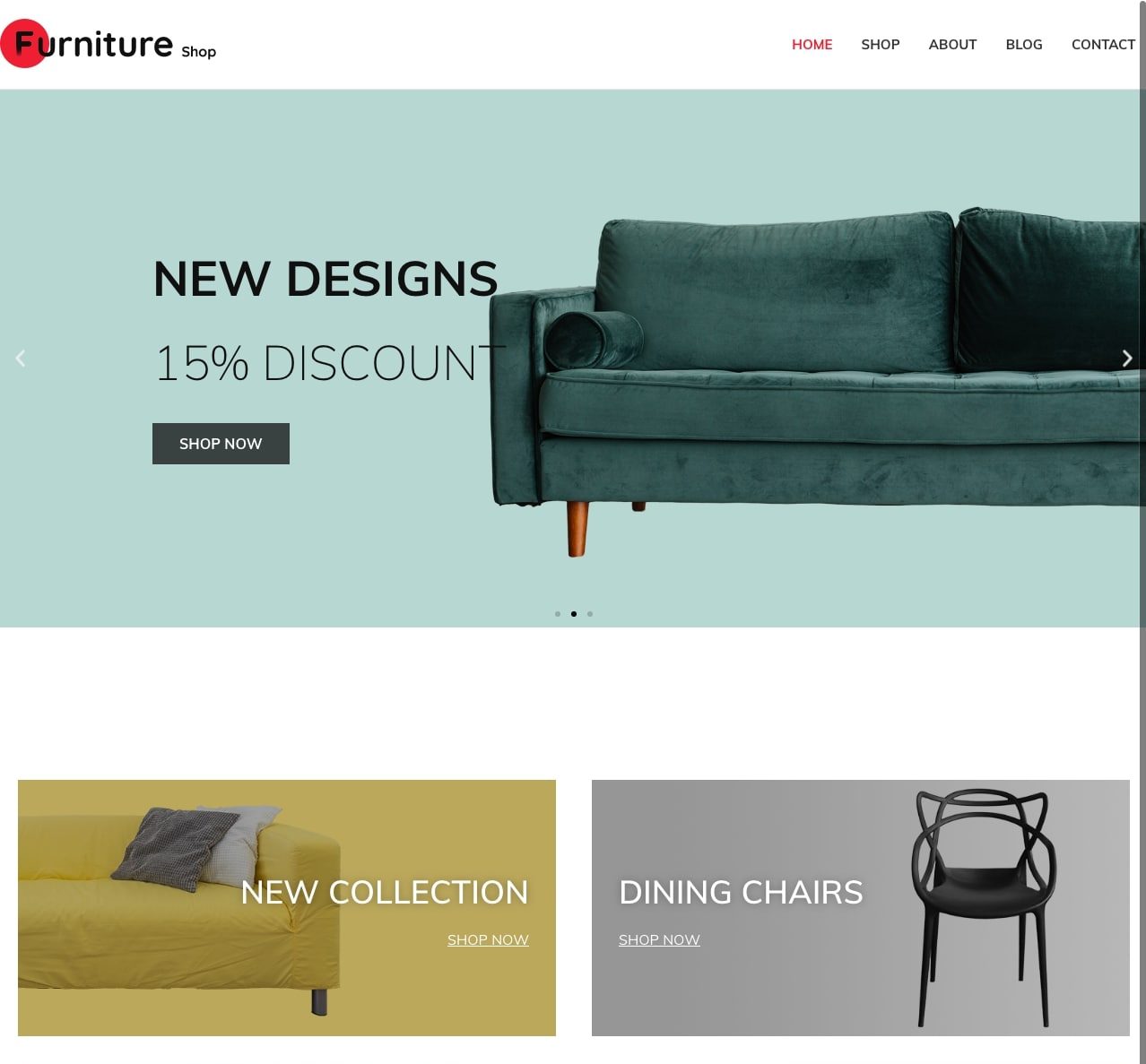 furniture WordPress theme
