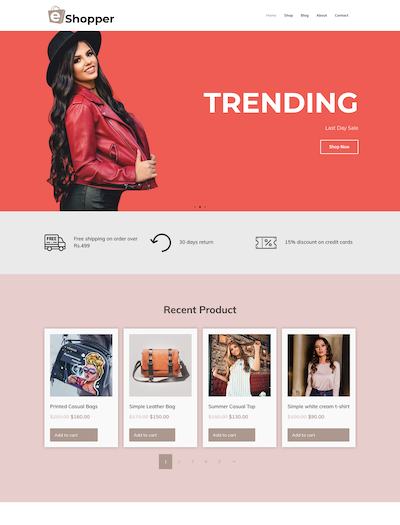 Ecommerce-Fashion Responsive Ready-Site Template