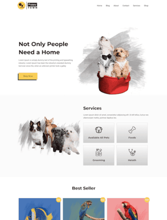 WordPress pet shop theme