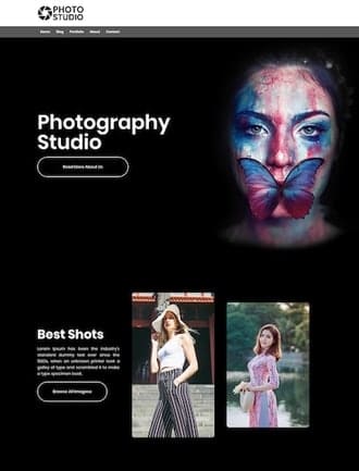 WordPress photography theme