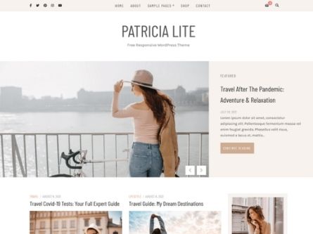 Patricia Lite- Free Blog WordPress Theme