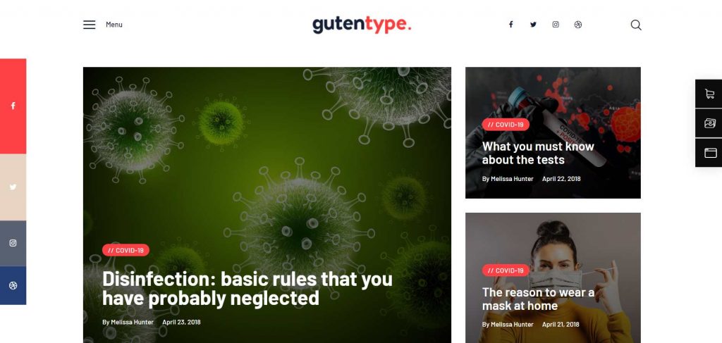 Gutentype WordPress Theme