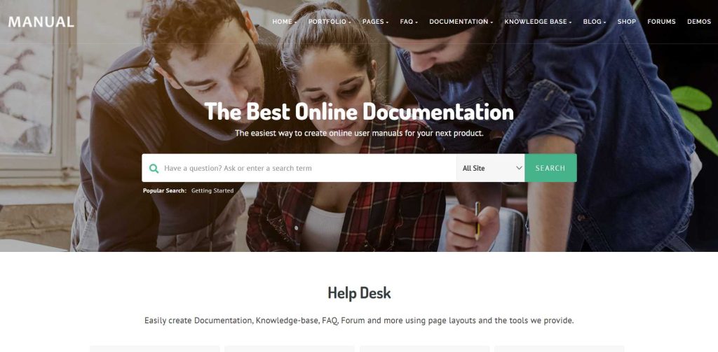 Manual - Documentation WordPress Theme
