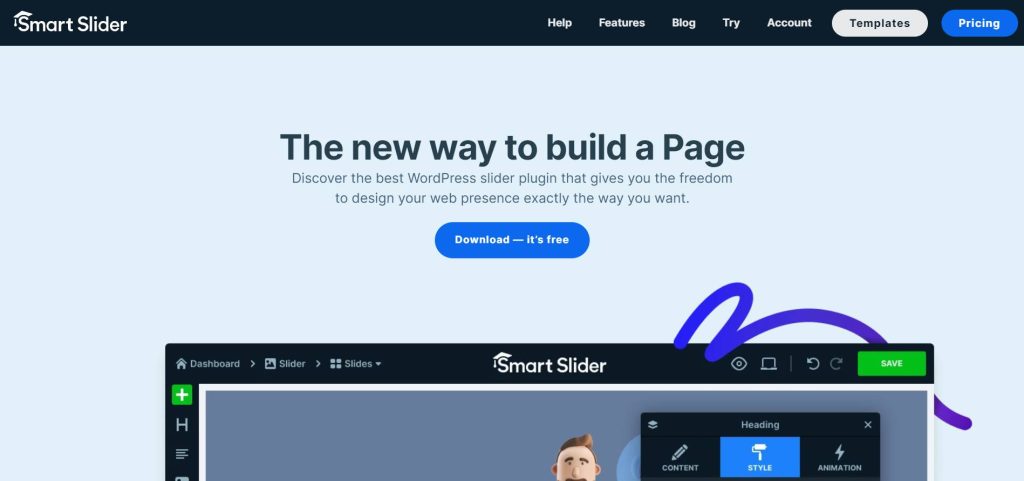 Smart slider- WordPress slider plugins