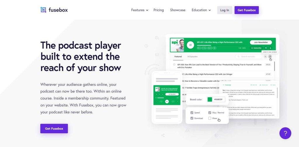 Fusebox - Transform Your Website Into a Podcasting Powerhouse.
