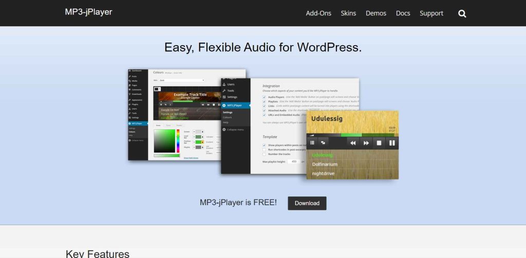 WordPress HTML5 Audio Player Plugin | MP3-jPlayer