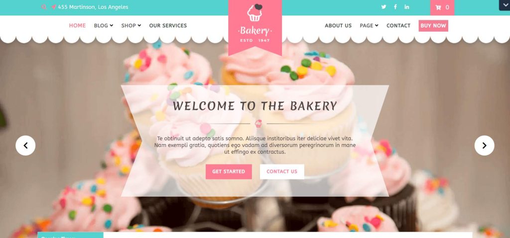 VW Bakery WordPress theme