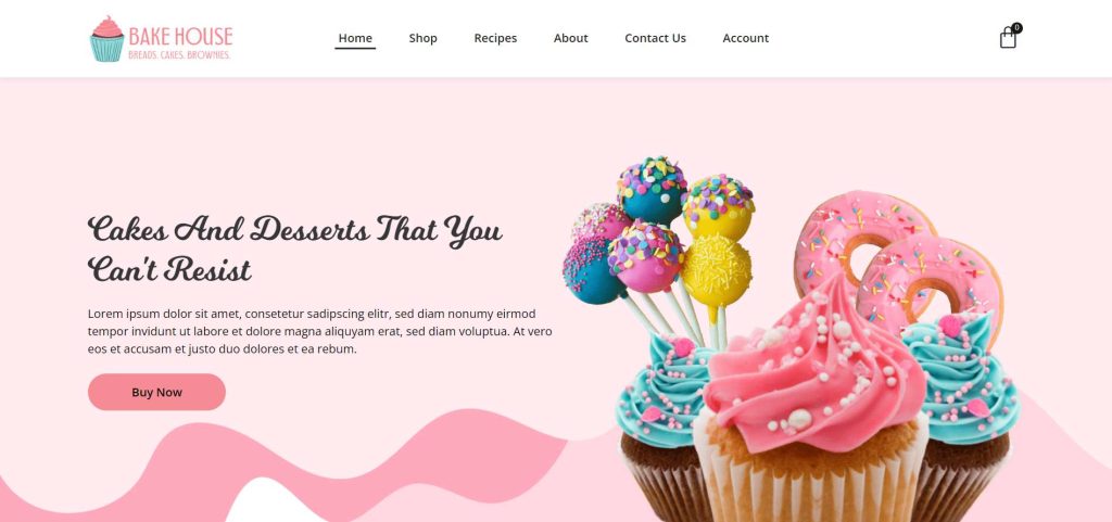 Bake House- Bakery WordPress Theme
