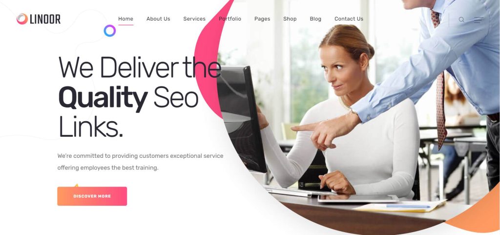 Linoor – Digital Agency Services WordPress Theme