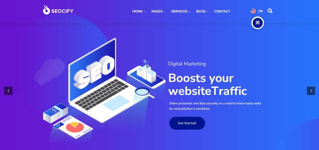 Seocify - SEO Digital Marketing Agency WordPress Theme