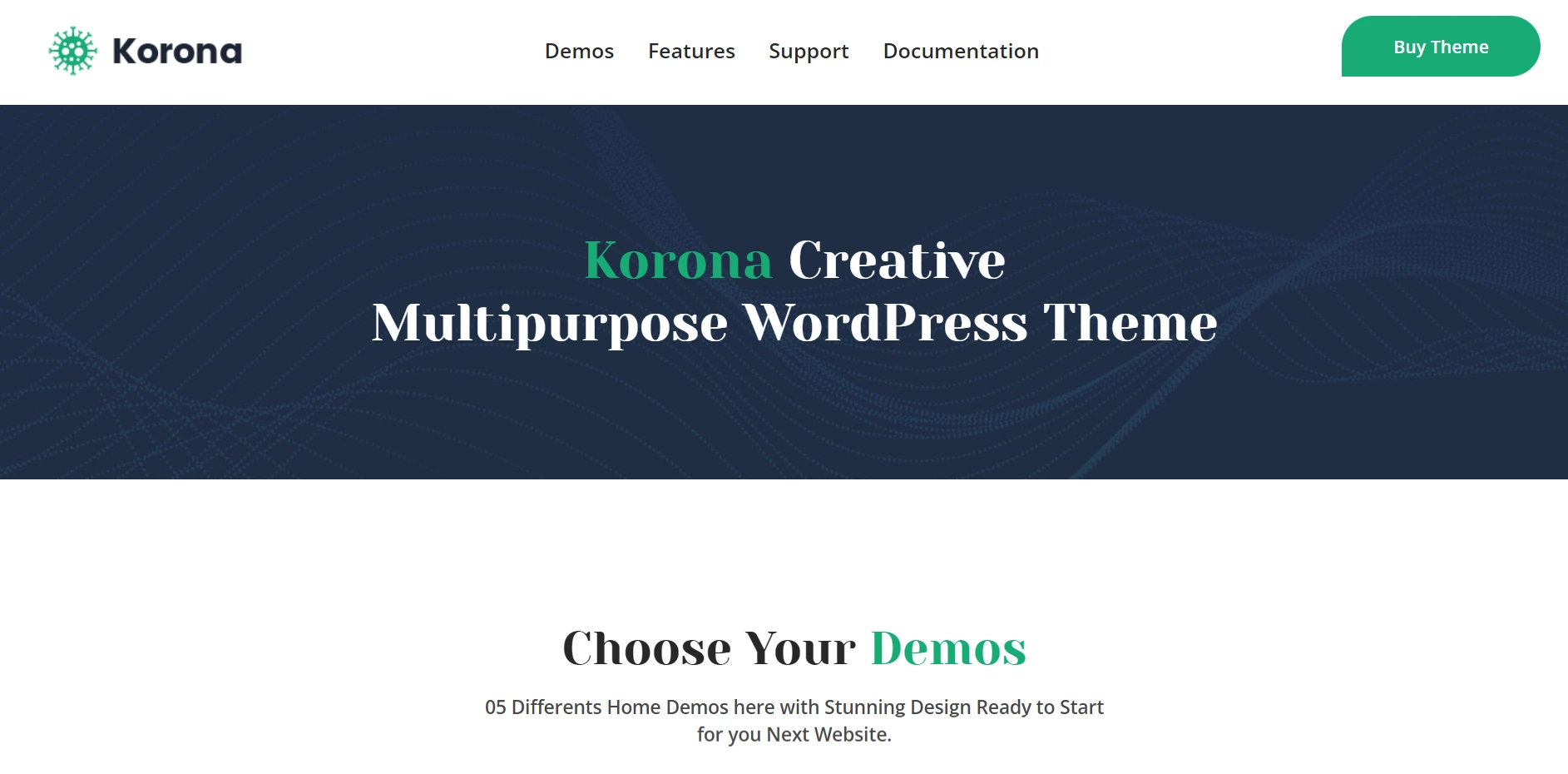Korona- WordPress theme