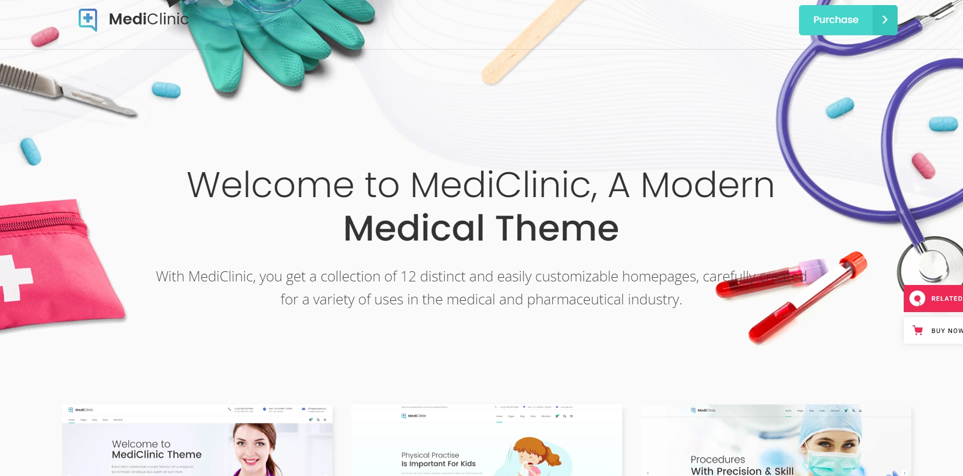 Mediclinic- WordPress Theme