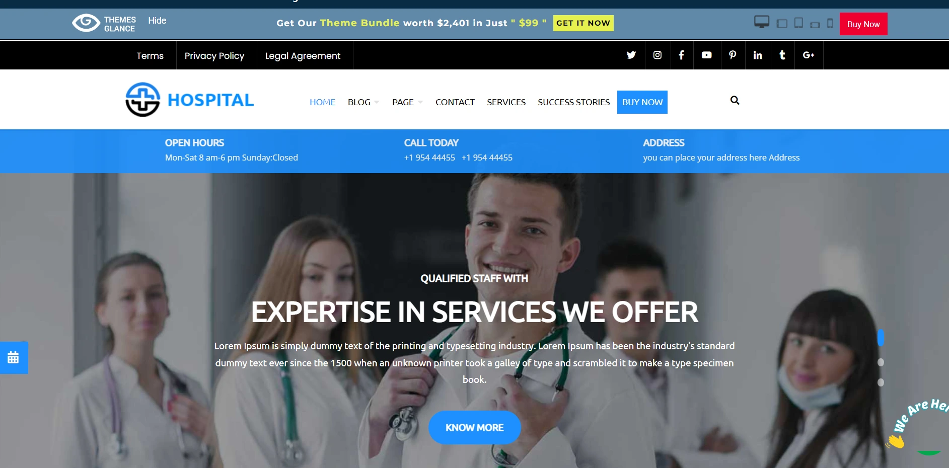 Medical Hospital- WordPress theme