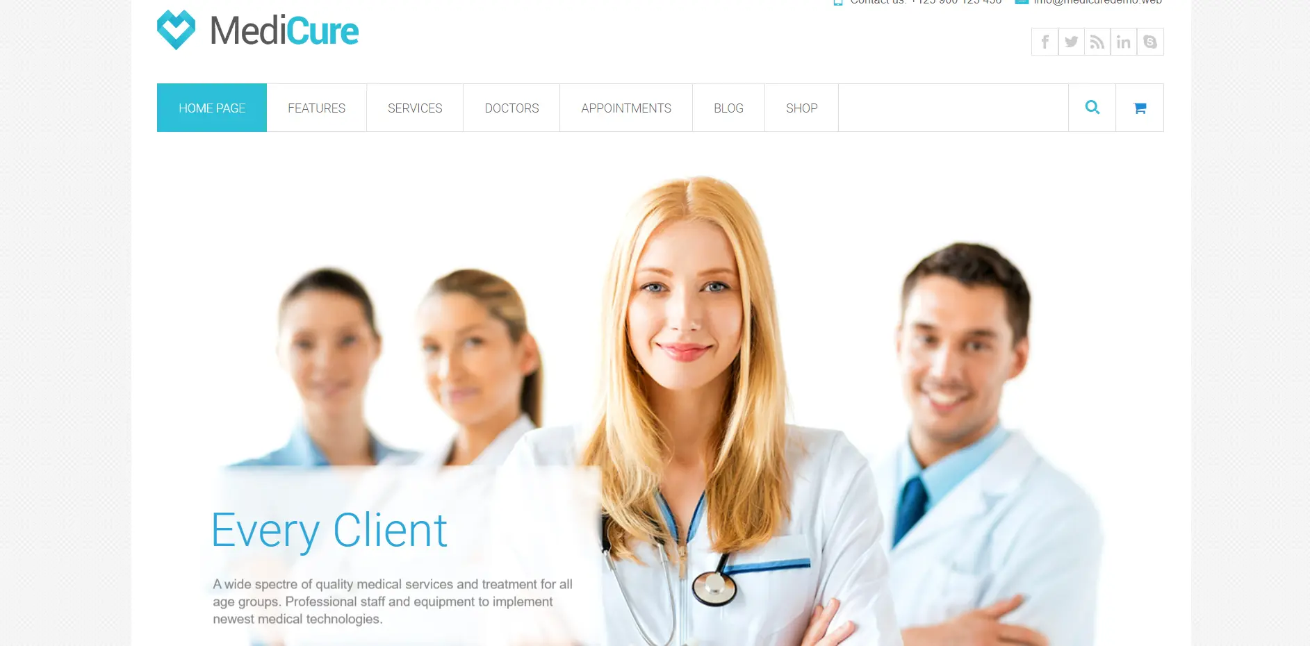 MediCure WordPress Theme