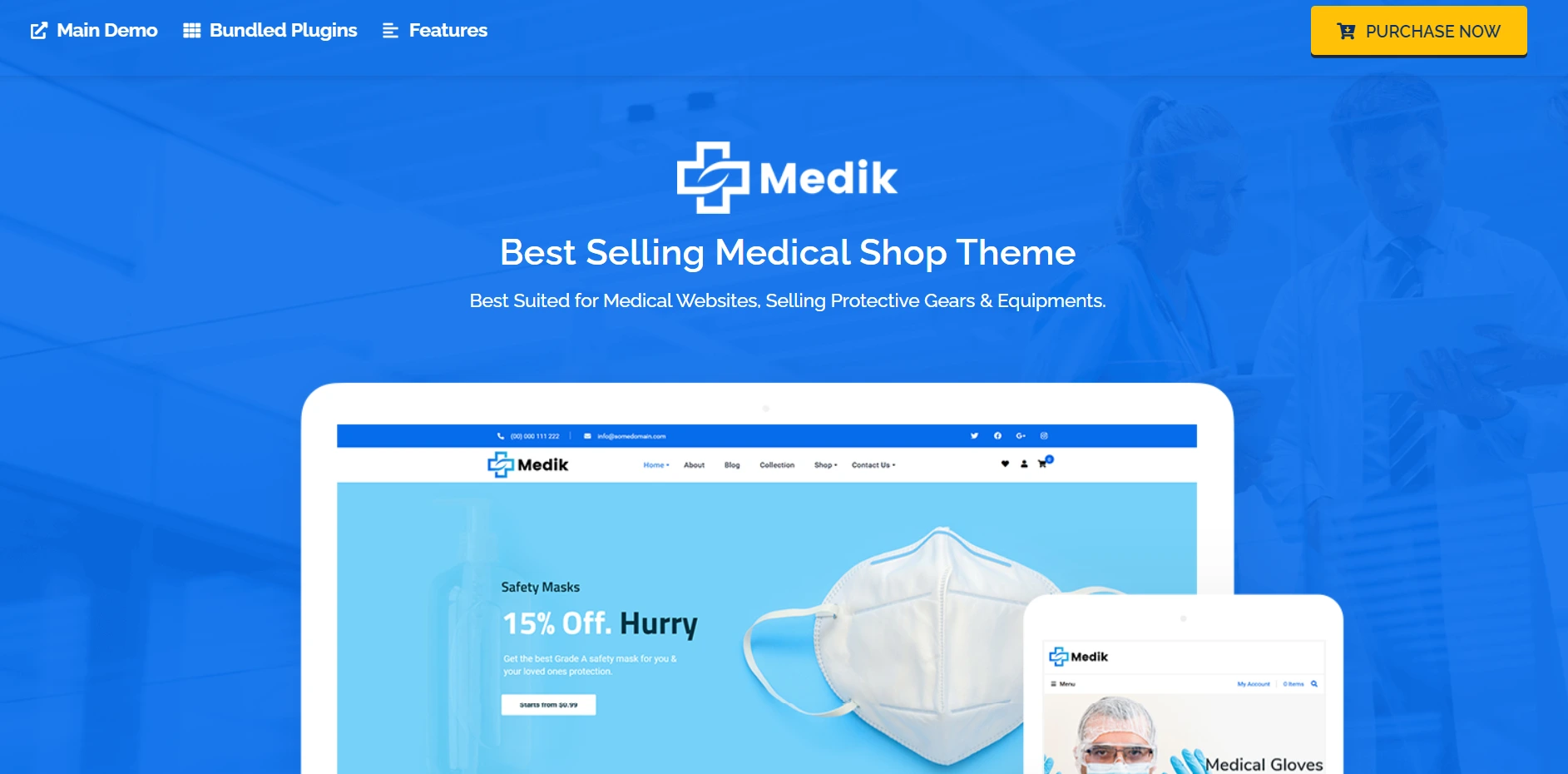 Medik- WordPress theme