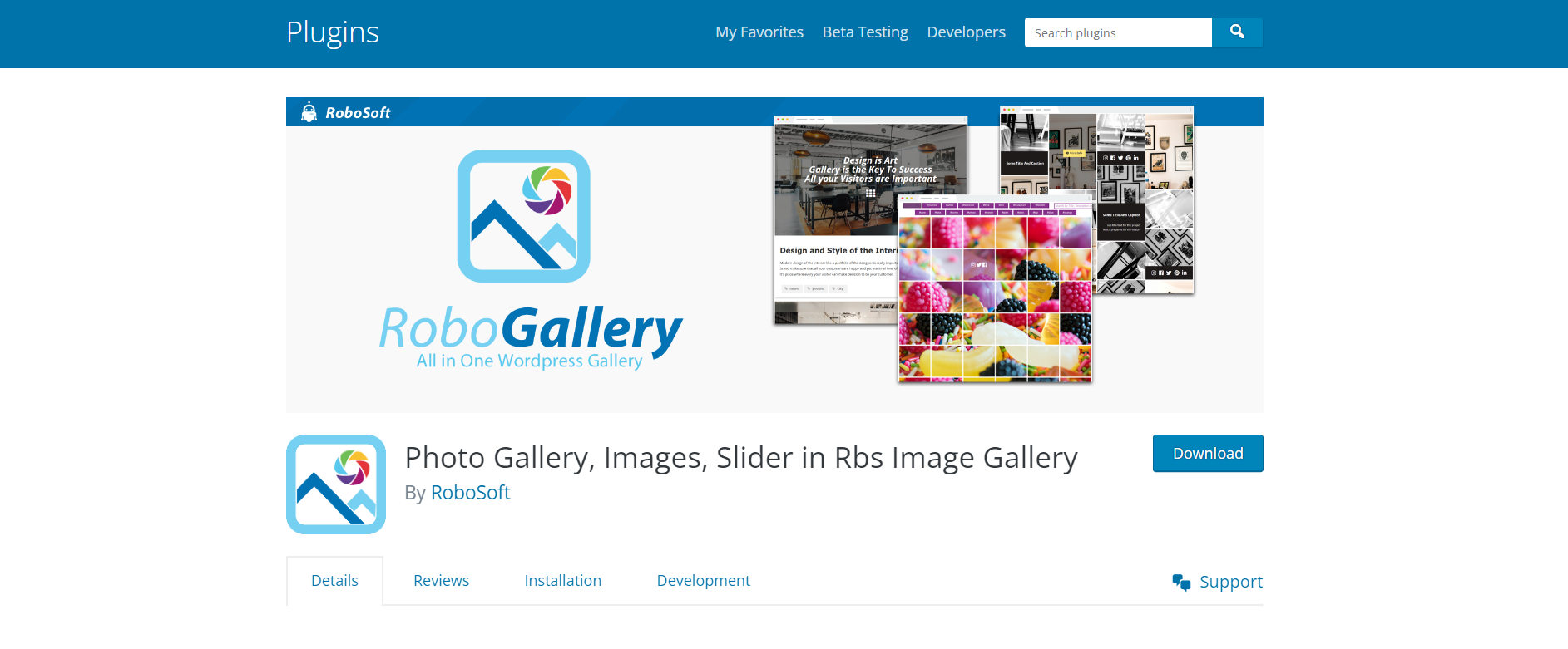 Robo gallery wordpress plugin