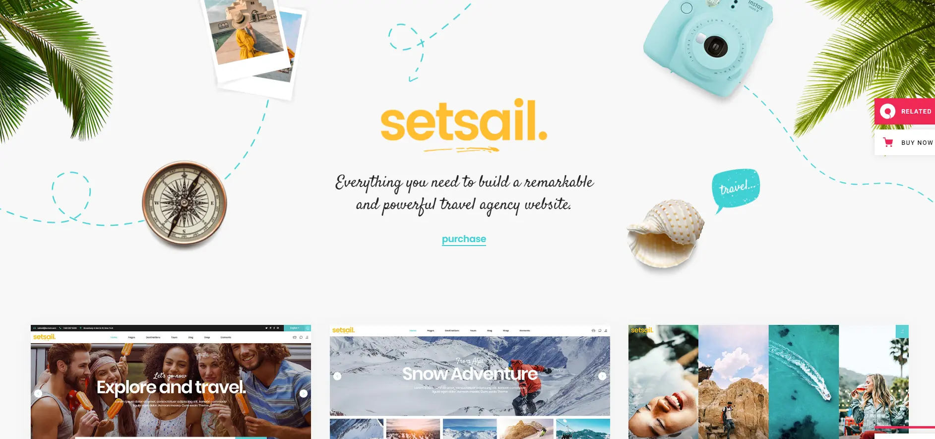 SetSail WordPress Theme