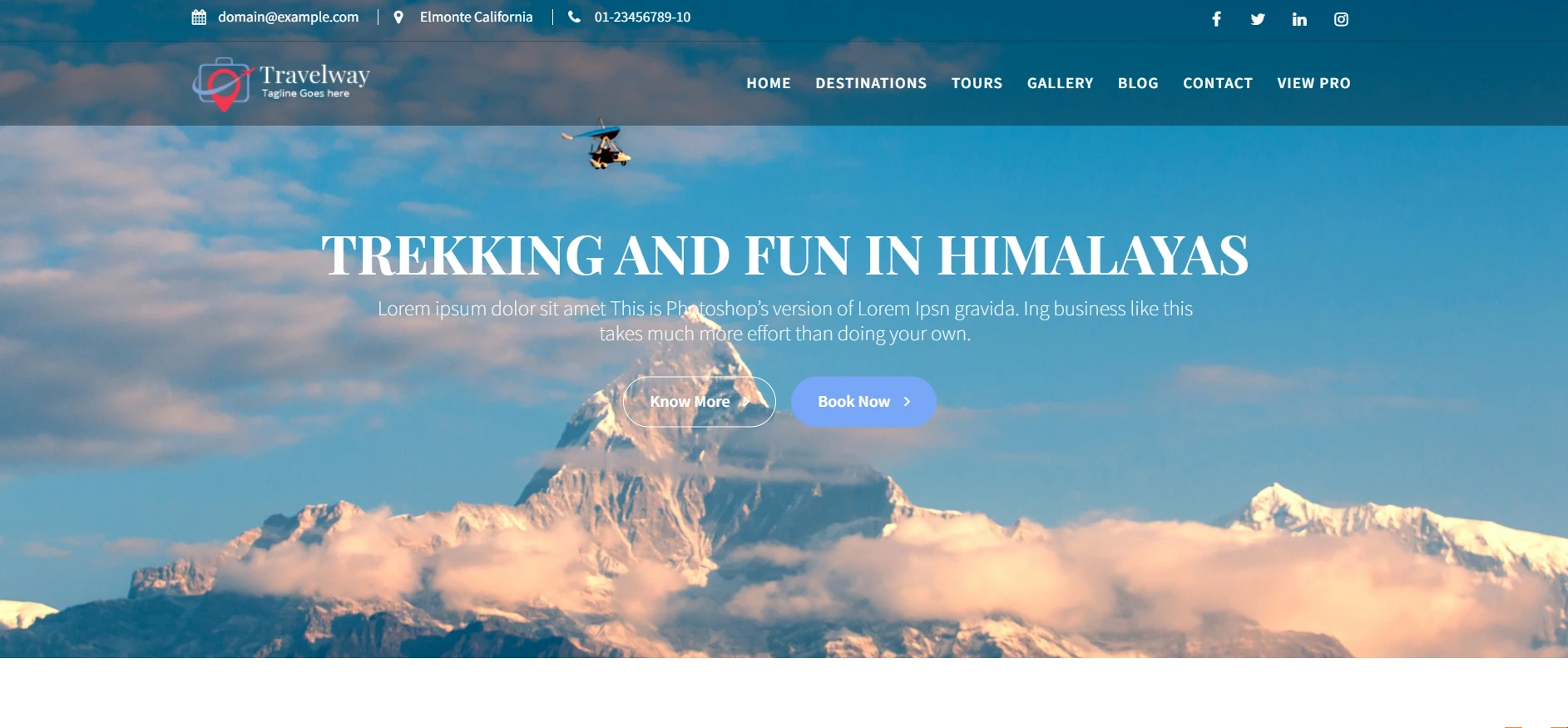 Travelway WordPress Travel Agency Themes