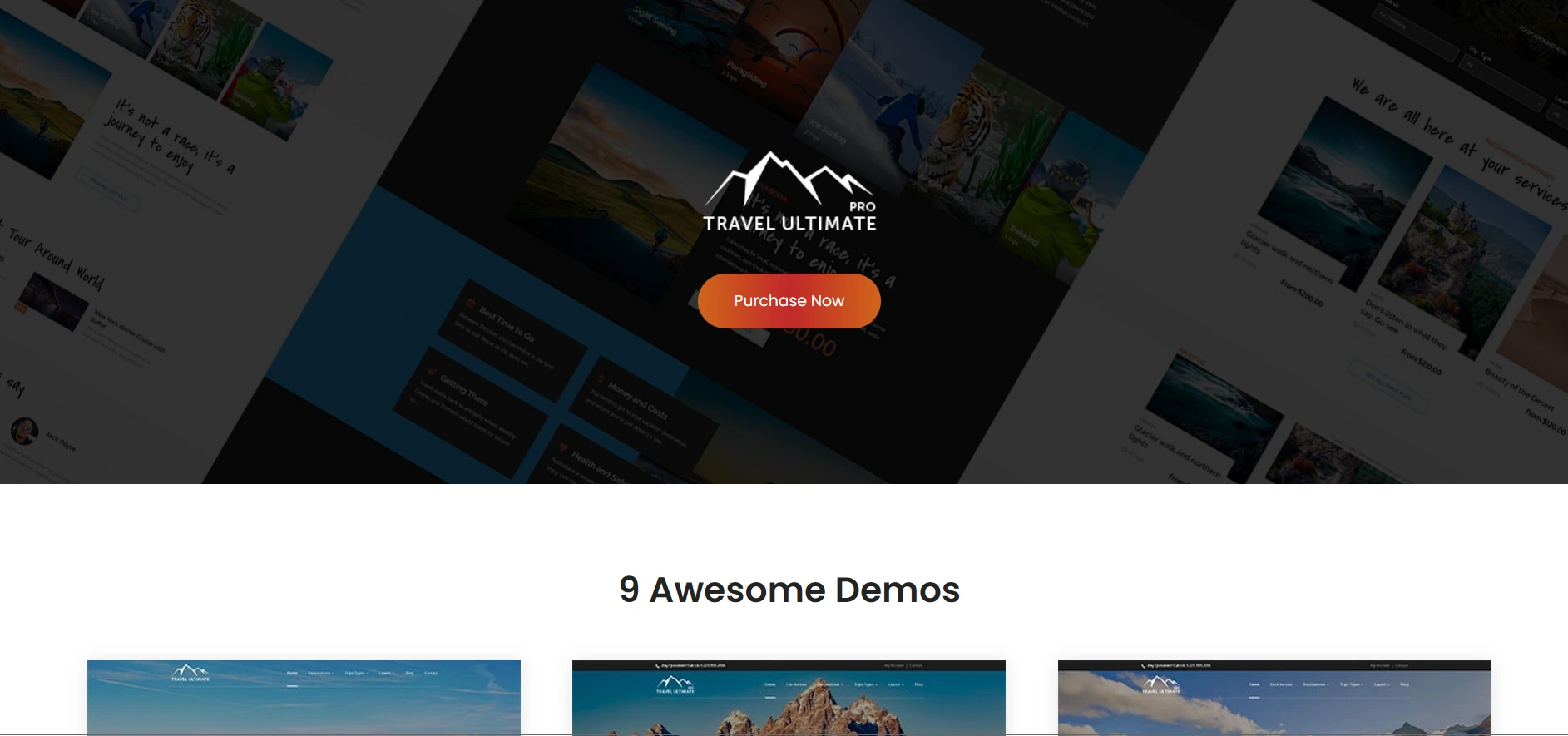 Travel Ultimate WordPress Theme