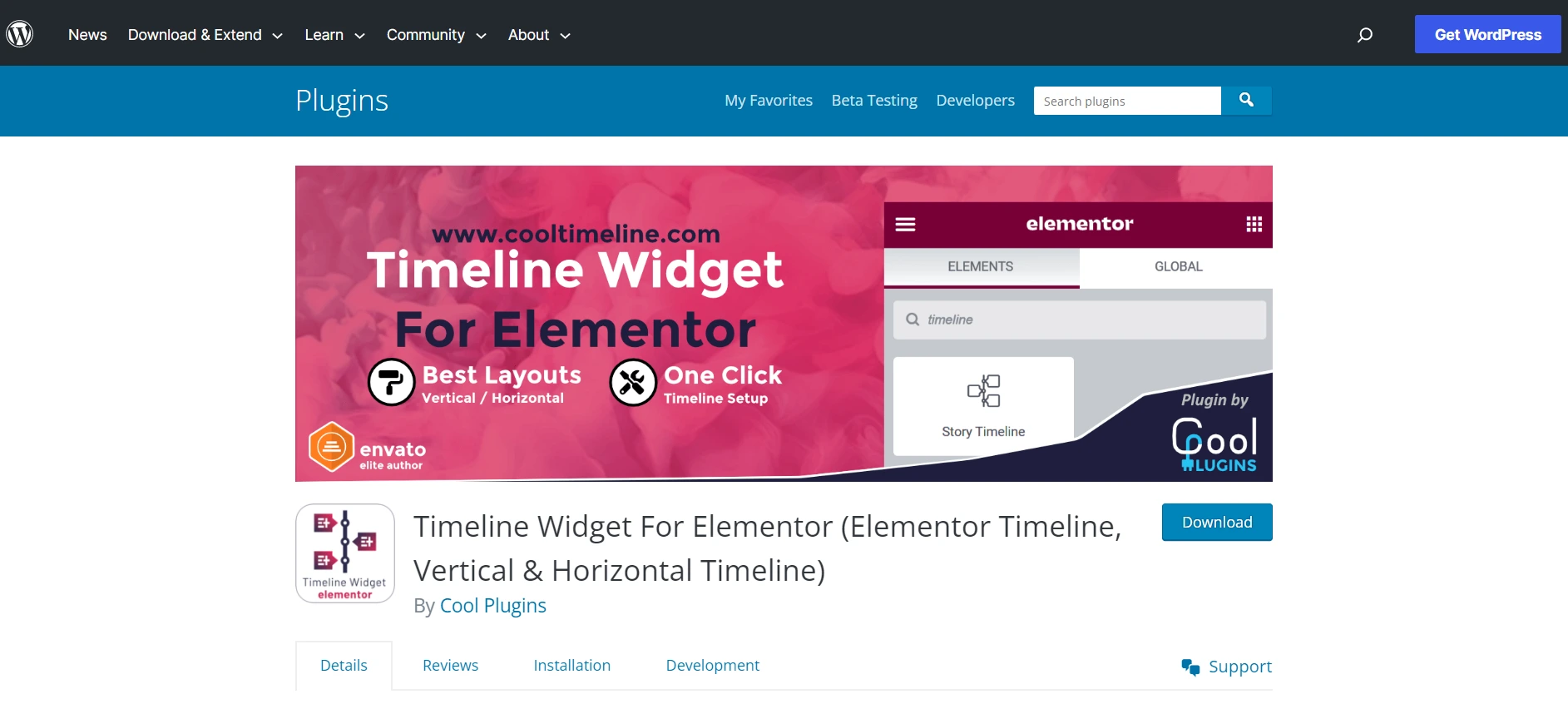 Elementor Timeline Widget Addon