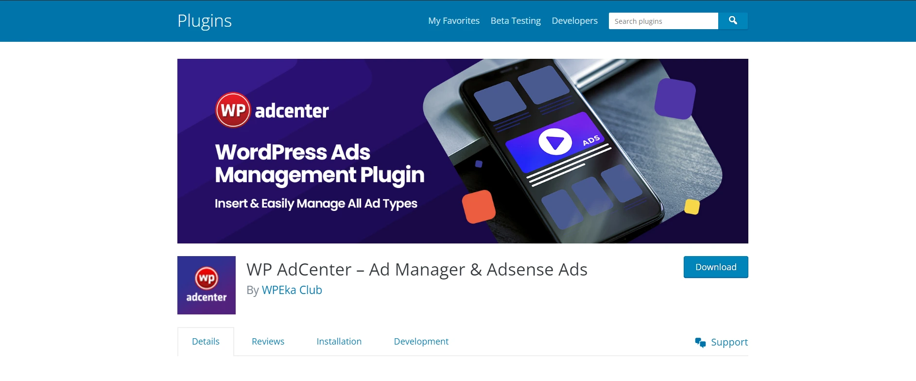 WP AdCenter- WordPress Ads Management Plugin