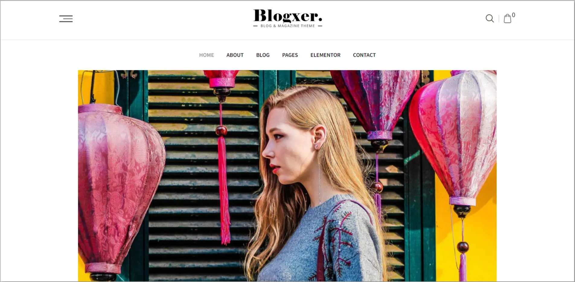 Blogxer WordPress Theme