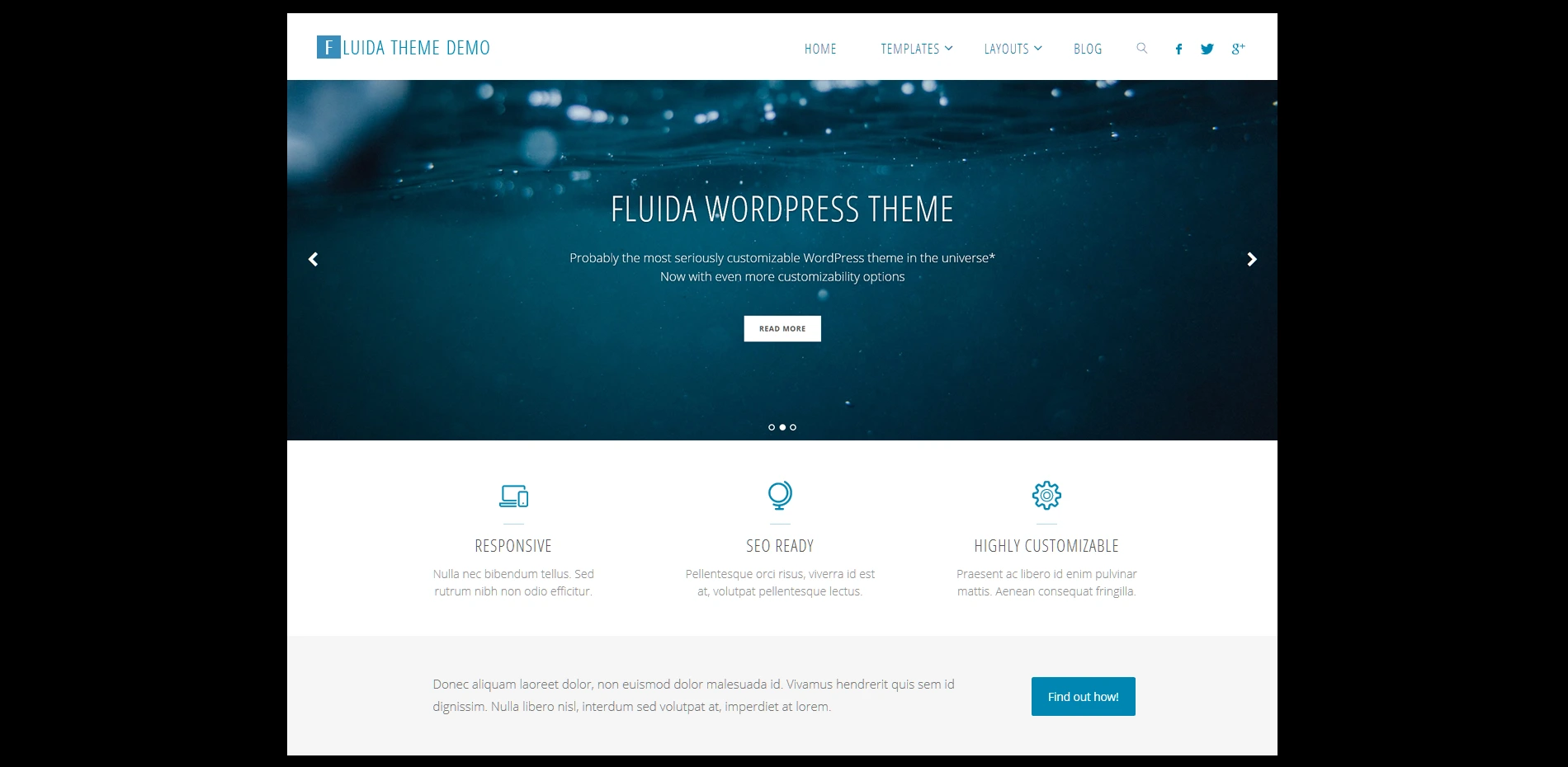 Fluida WordPress Theme