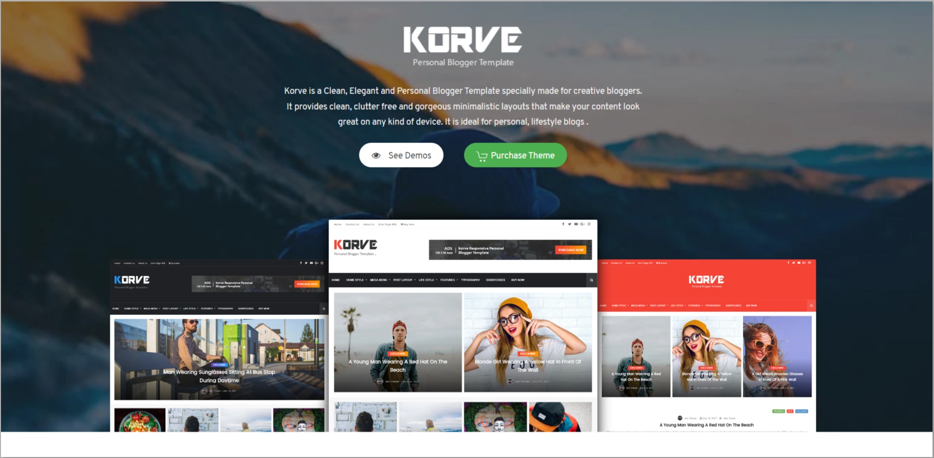 Korve WordPress Theme