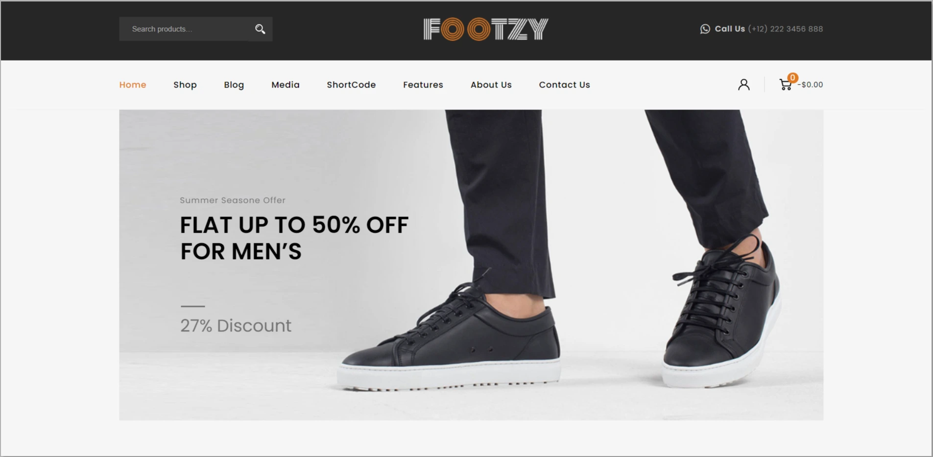 Footzy WordPress Theme