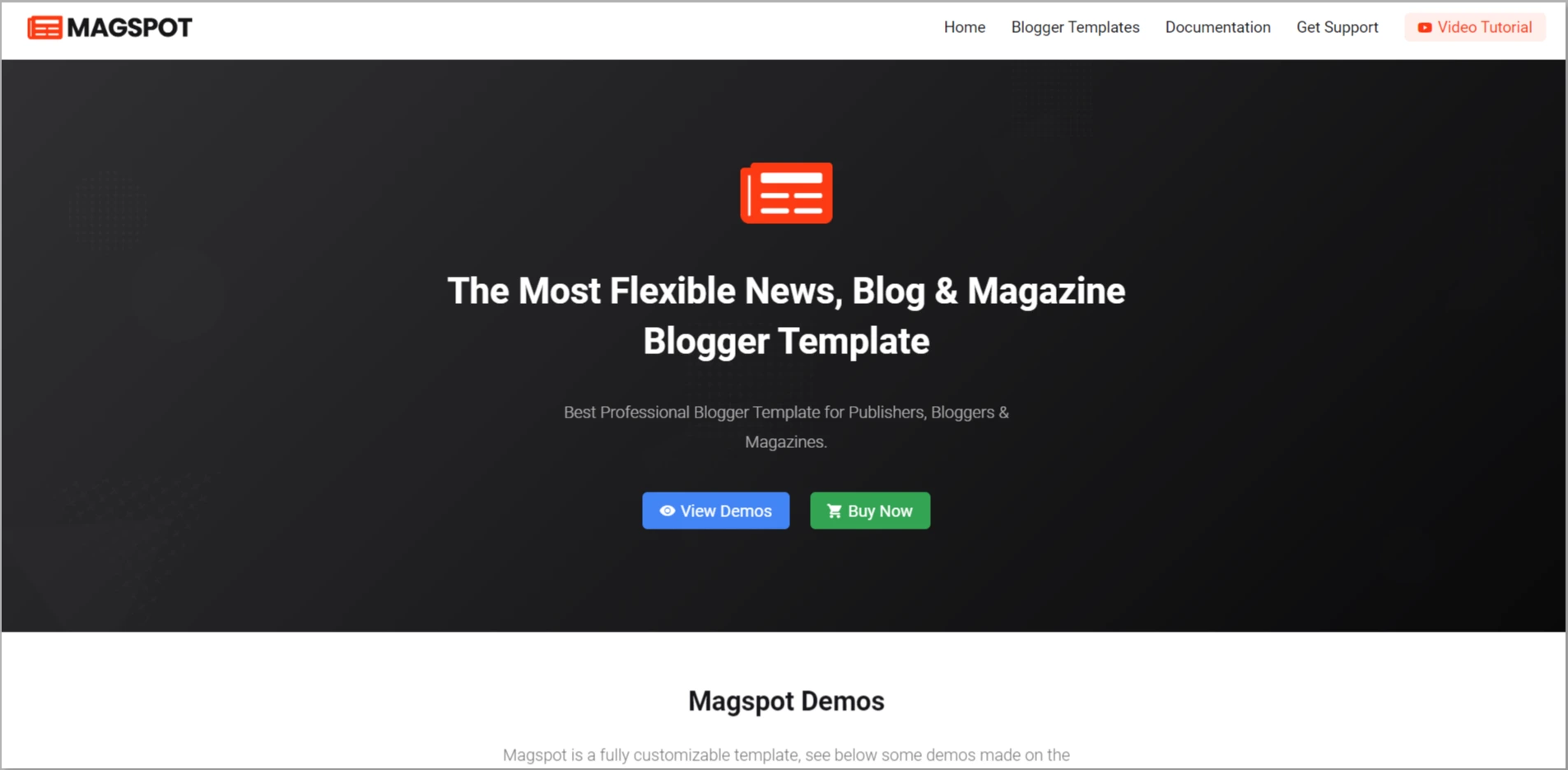 Magspot WordPress Theme