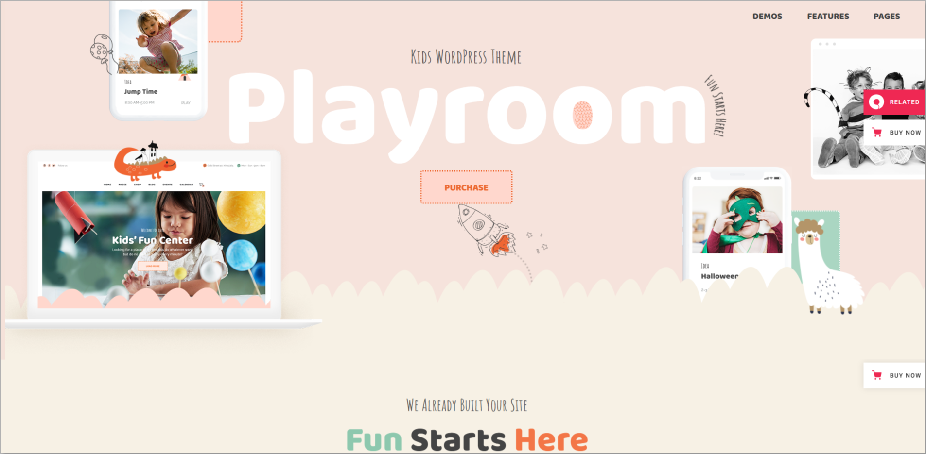 Playroom WordPress Children Theme