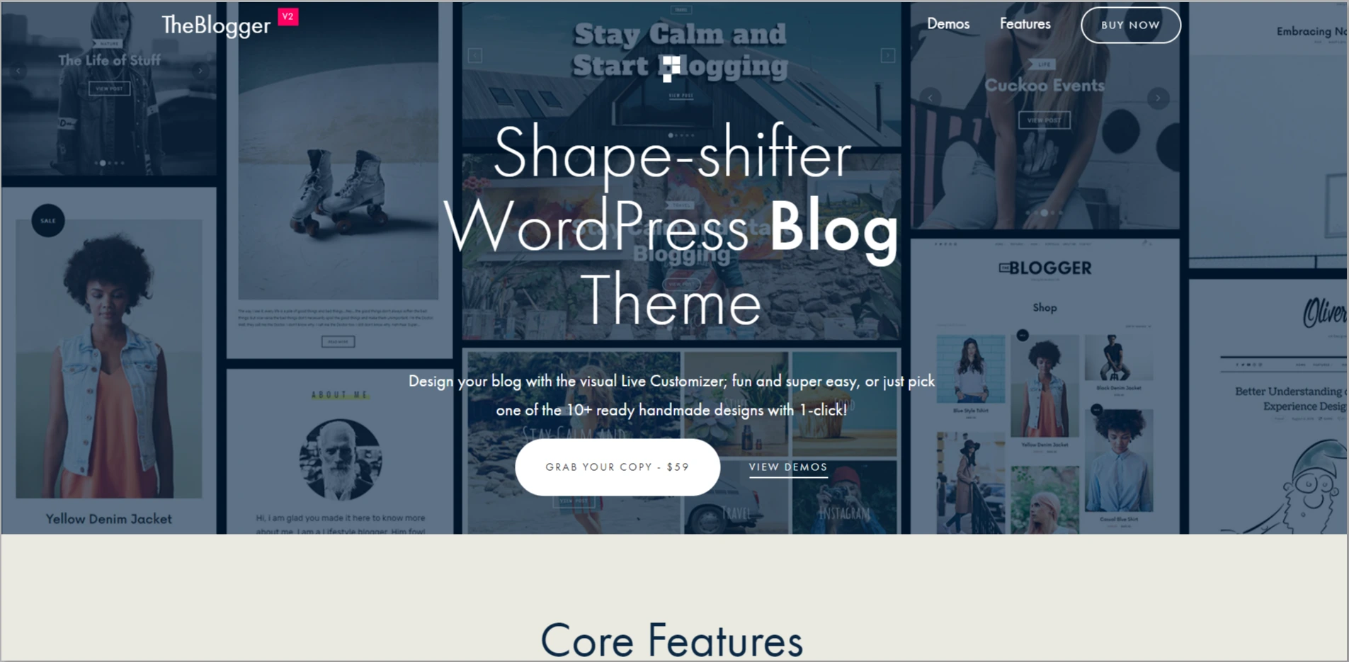 TheBlogger WordPress theme