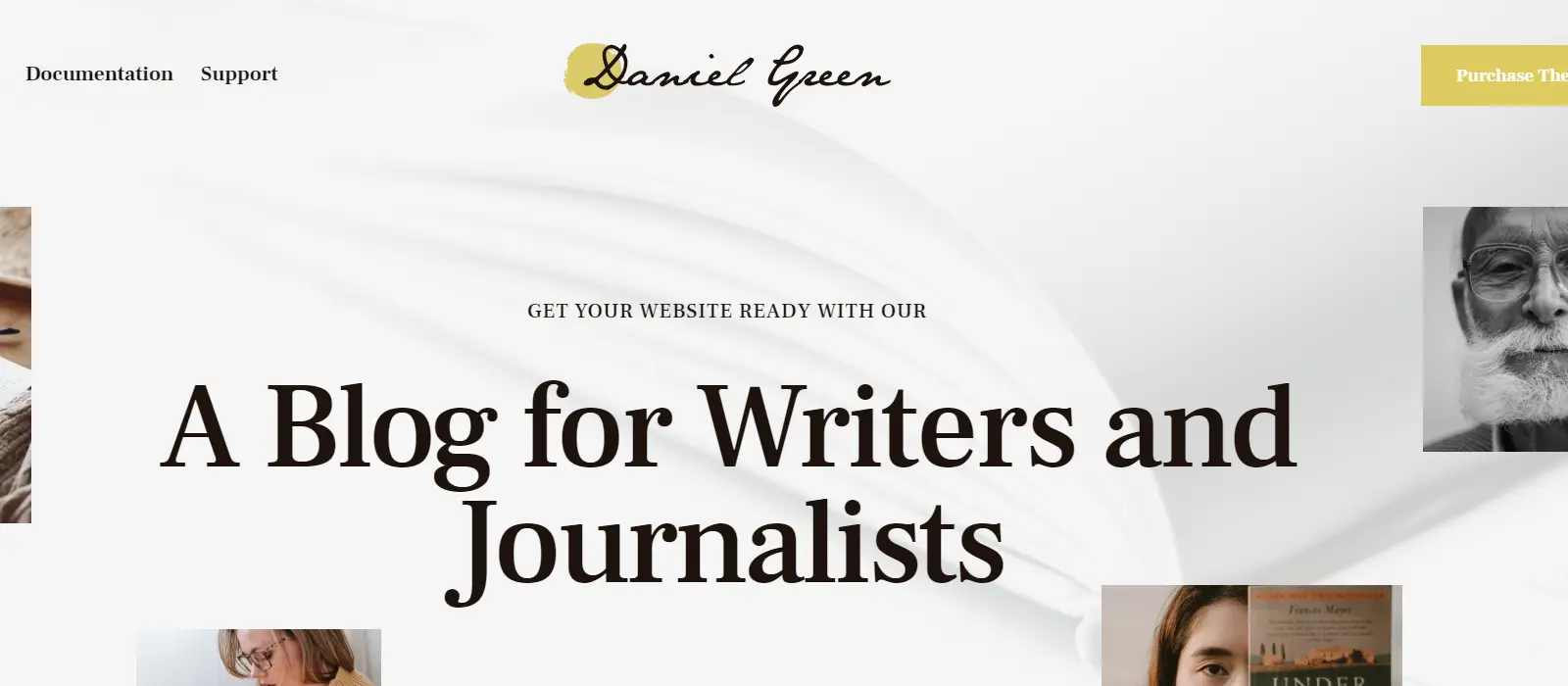 Writer and Journalist WordPress Theme