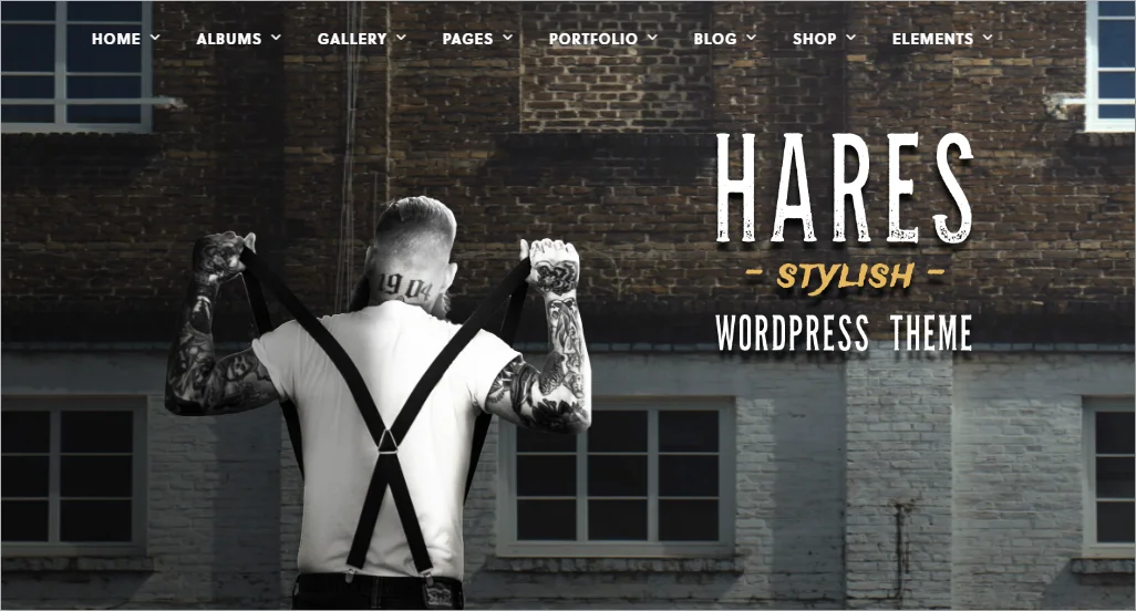 Hares WordPress theme
