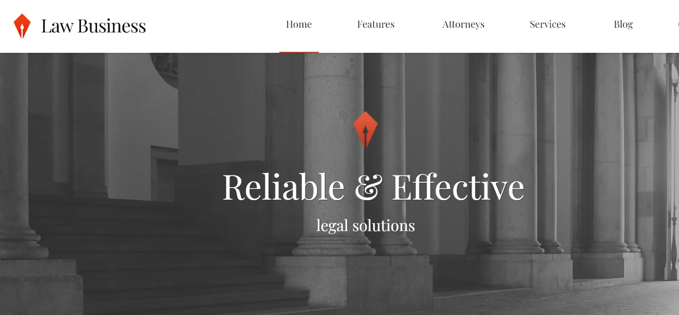 Law Business WordPress Theme